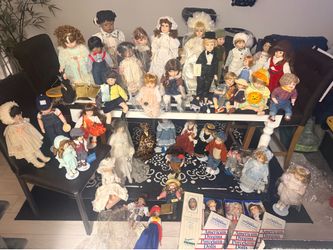 Vintage Porcelain Doll Collection – Seymour Mann, Hamilton, Duck House, Liberty, Coca-Cola & More – 40+ Pieces
