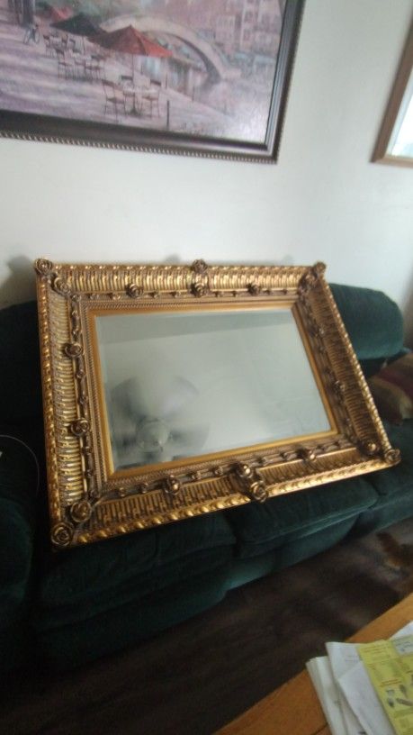 Large Antique Mirror