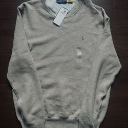 Brand New w/tags Grey Polo Ralph Lauren crewneck sweatshirt