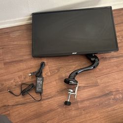 Acer Monitor + Stand for desk