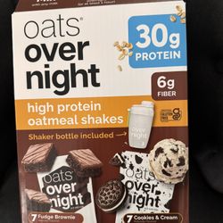 Oats Overnight High Protein Oatmeal Shakes Variety Pack 14 Count