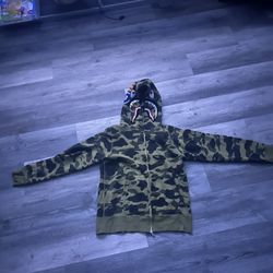 Bape Green Hoodie