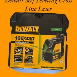 Dewalt Self Leveling Cross Line Laser 