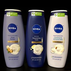 (PACK OF 3) NÍVEA BODY WASH 