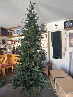 8.5 Ft. Mountain Pine Pencil Christmas Tree With Box
