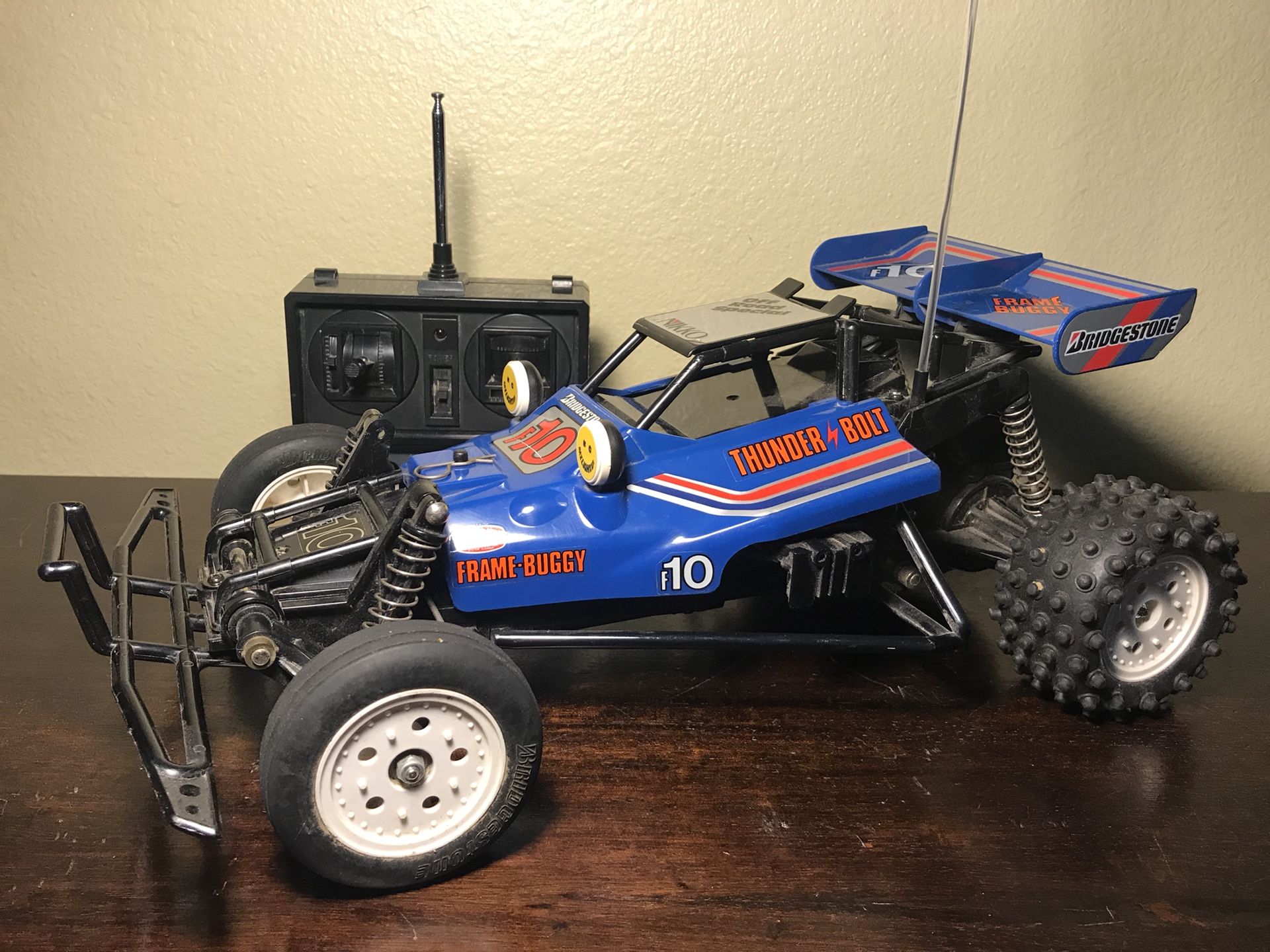 VINTAGE 80s NIKKO THUNDERBOLT 1 10 RC BUGGY CAR for Sale in San