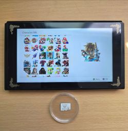 Nintendo Switch V1 Tablet Only With Zelda Memory SD Card 64GB