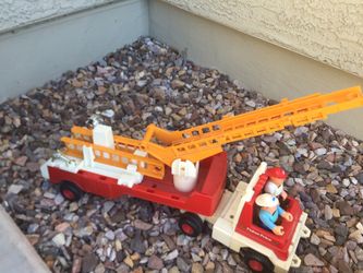 Vintage Fisher Price Fire Truck