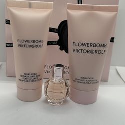 Viktor & Rolf Flowerbomb Mini Set (Perfume + Body Products)