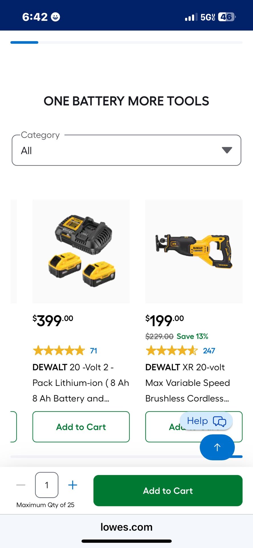 DeWalt tools