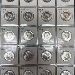 1964 Kennedy Half Dollars - Mint condition