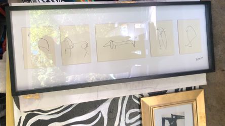 IKEA Vintage Picasso Animal Framed Art