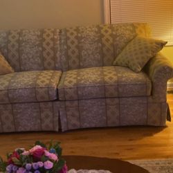 Sofia  Chair And Ottoman.    Like New Condition. 