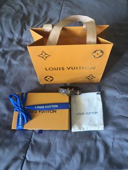 LV Brown Leather Bracelet 