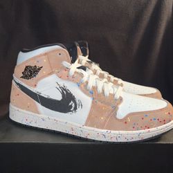 Air Jordan 1 Mid Brushstroke