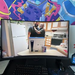 Asus 1440P 180Hz Monitor 32Inch (Curved)