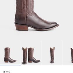 Men’s Lucchese Collins Cowboy Boots (10.5)