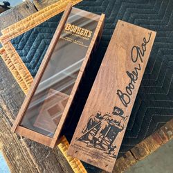 Wine, bourbon, cigar, display box’s - $10 each