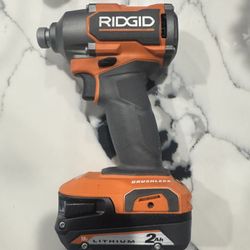 18v Rigid Impact Driver 1/4” Includes Battery (New)