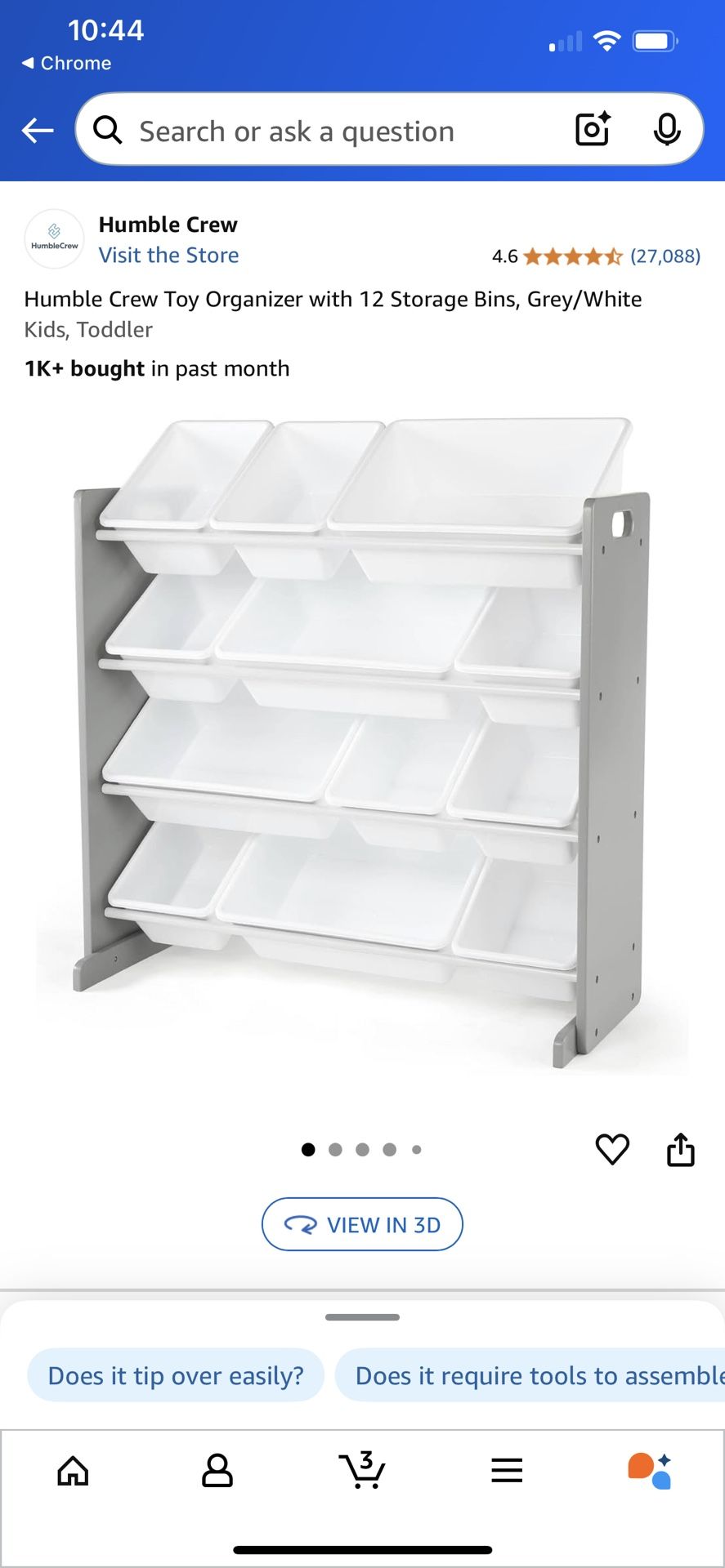 Kids Toy Organizer