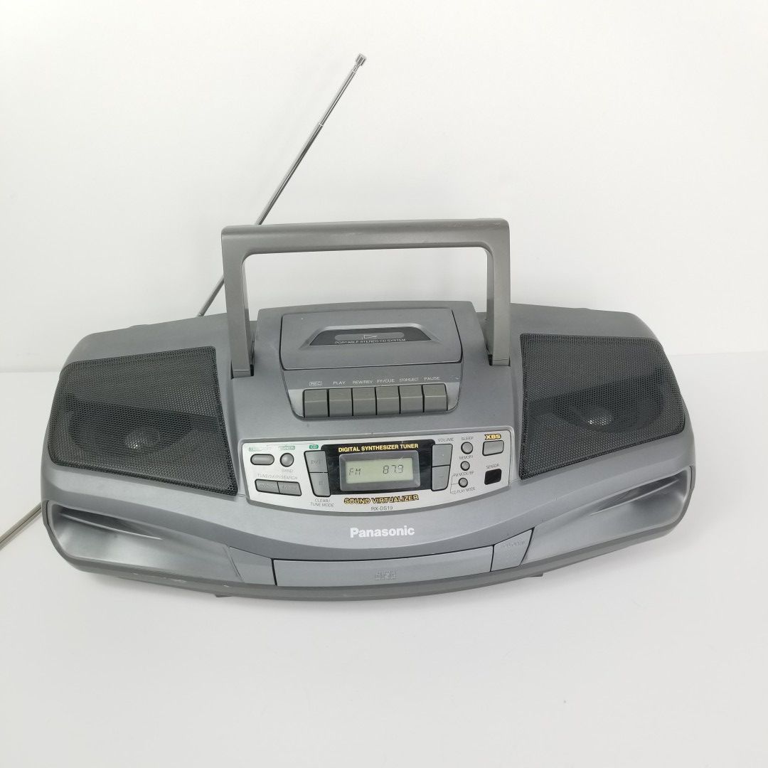 Vintage 90's Panasonic Boombox Portable Stereo Radio Cassette Player $60. Rare model!