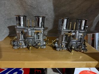 Dual Webber 40mm IDF Carburetors