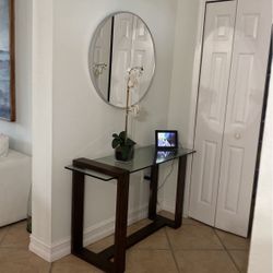 Console Table For Sale  With Mirror 