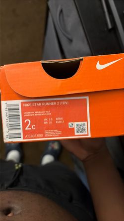 Nike Star Runner 2 Toddler Sneakers Size 2C