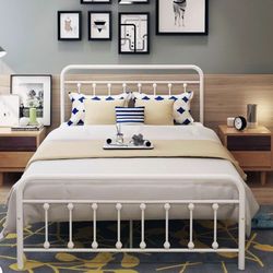 Full size metal bed frame