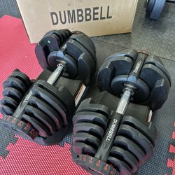  SALE‼️ New pair of 90lb adjustable dumbbells. 180lb in total. New in box 📦 $350