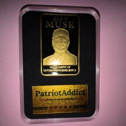 Elon Musk Gold & Black Bar 