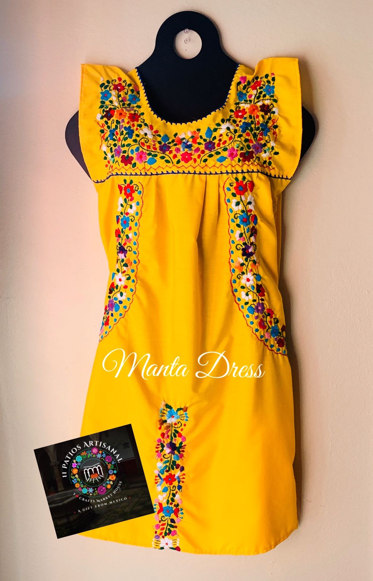 Yellow Tunic Dress Size Medium