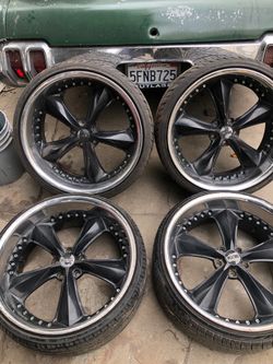 22” foose wheels 5x4.75 Chevy El Camino Monte Carlo nova camaro