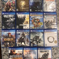 PS4 Game Collection/ Games 15!