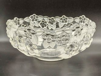 vintage Mikasa Carmen crystal bowl