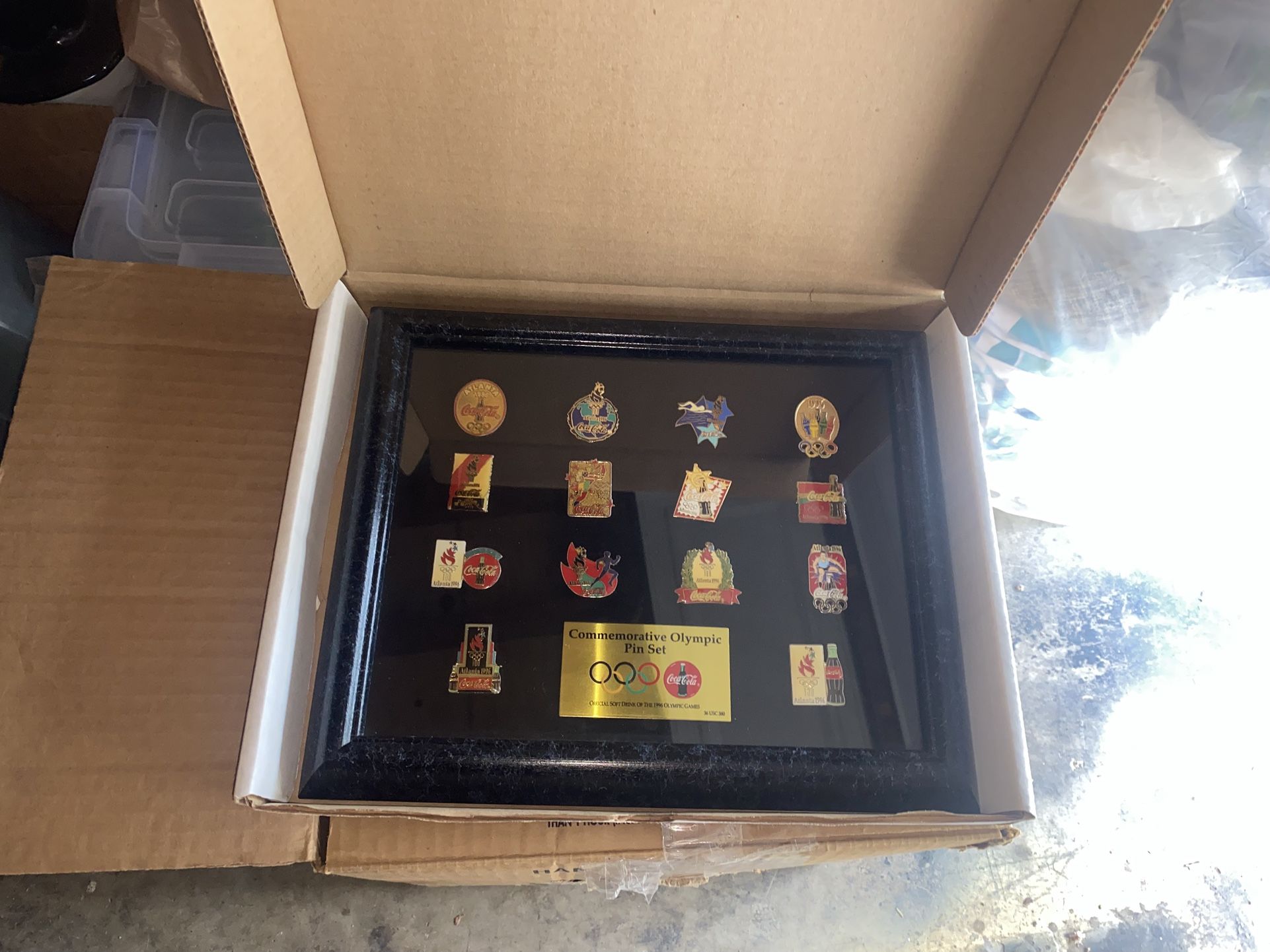 Coca-Cola commemorative Olympic pin set