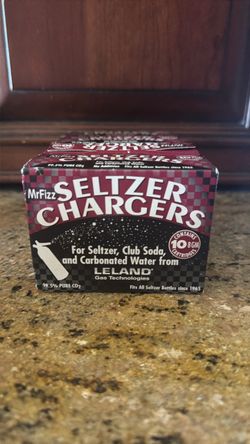 Mr Fizz CO₂ Seltzer Chargers 8g – 10 Pack – Unused