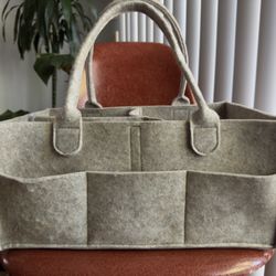 Parker Baby Co. Diaper Caddy •Large•Oatmeal