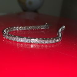 Sliver Tennis Bracelet