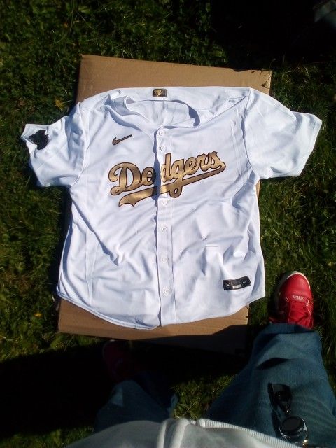 White Gold La Dodgers All-star Jersey