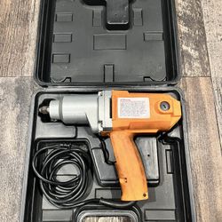 Chicago Electric Corded 1/2 Inch Impact Driver /w Case.
