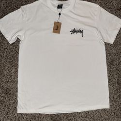 Bape x Stussy Shirt White XL