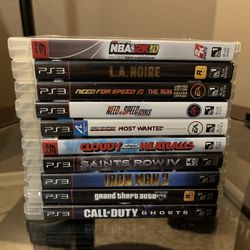 PS3 Games $10 Each 