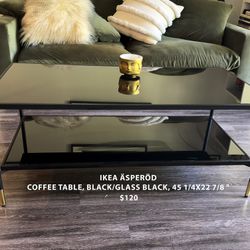 IKEA ASPEROD COFFEE TABLE BLACK