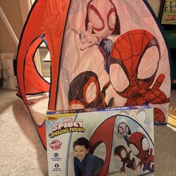 Spider And His Amazing Friends Pop Up Play Tent