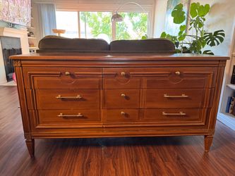 MCM solid wood dresser