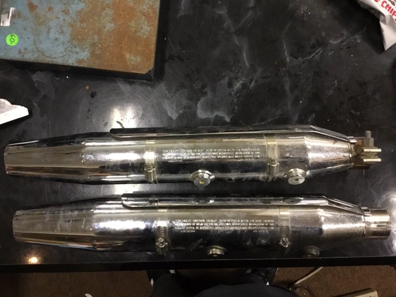 Harley Davidson exhaust system