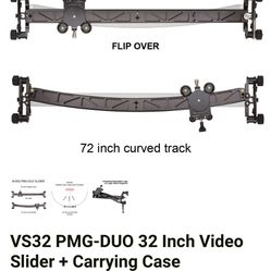 Camera Slider 32 Inches Dual Sided