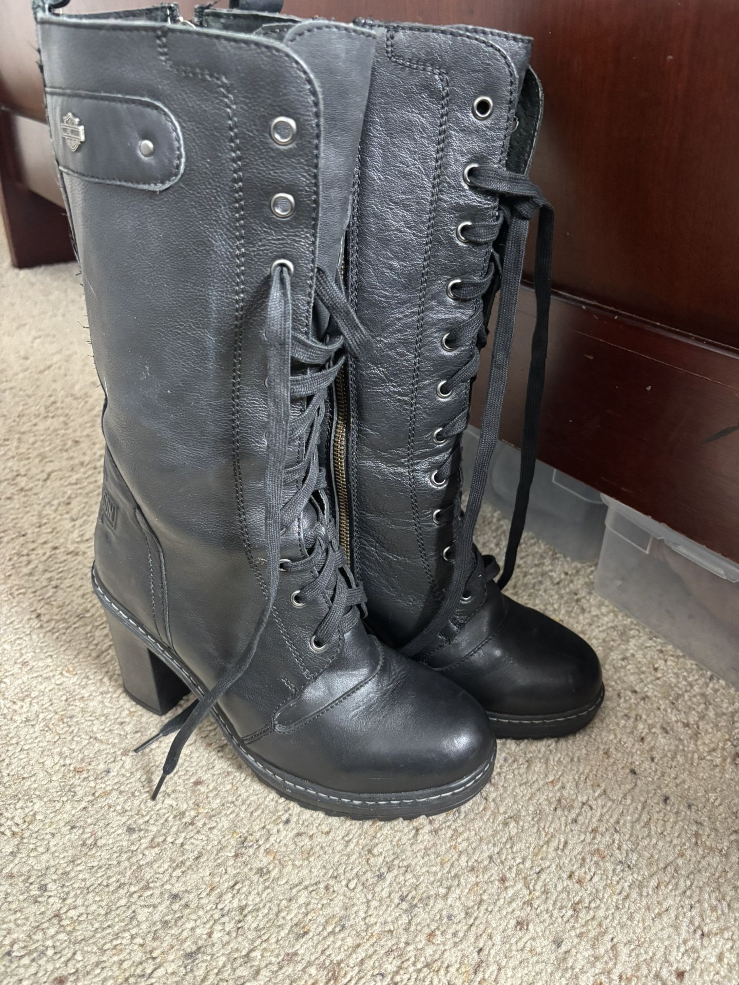 Harley Davidson Women Boots Size 10