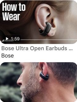 Bose Ultra Open-Ear True Wireless Bluetooth Open Earbuds